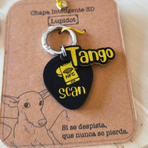 Colgante para perro personalizado con NFC – Lupidot